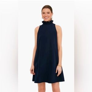 Tuckernuck Midnight Blue Ruffle Mini Dress